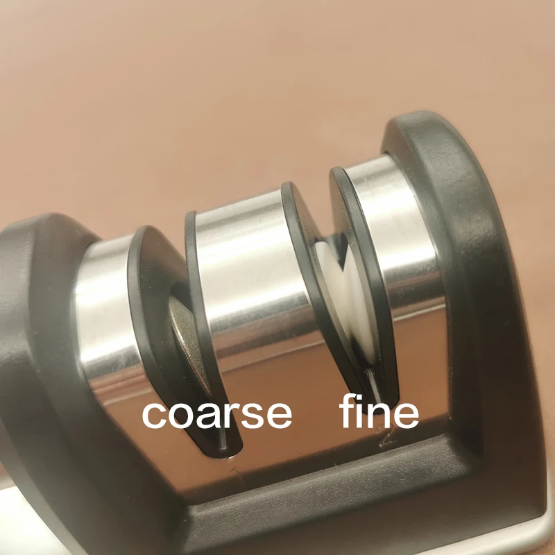 Stainless steel two-hole household sharpener kitchen knife fruit multi-purpose simple operation obvious effect | Дом и сад