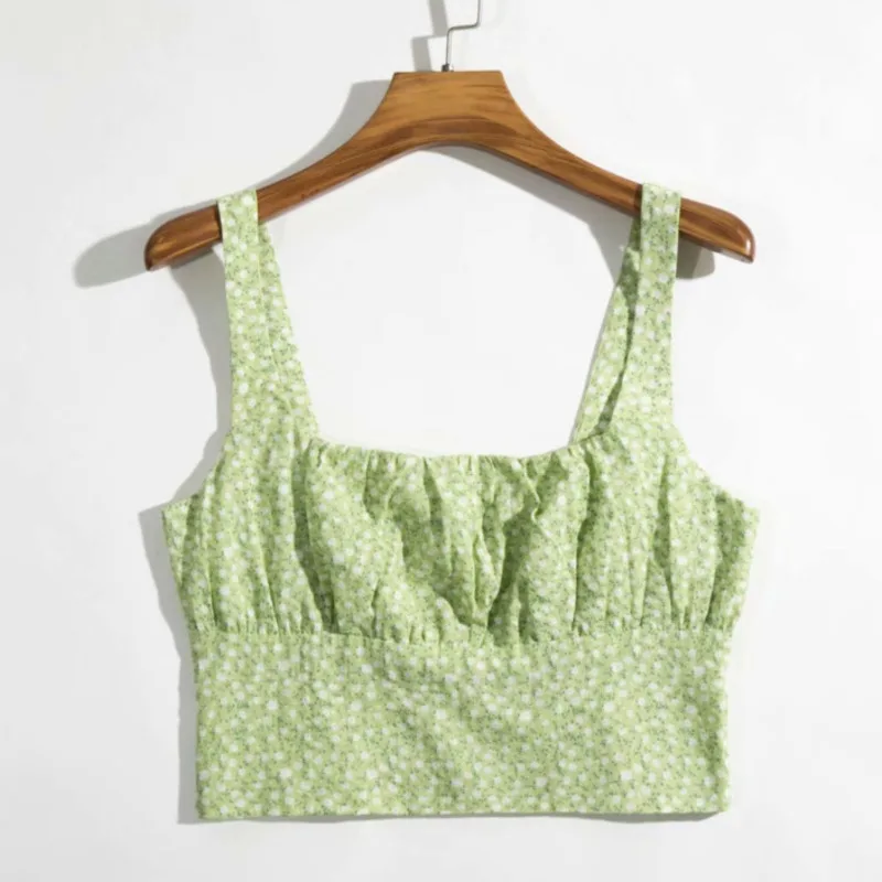 Укороченный топ с оборками женская одежда в стиле бохо эластичные майки