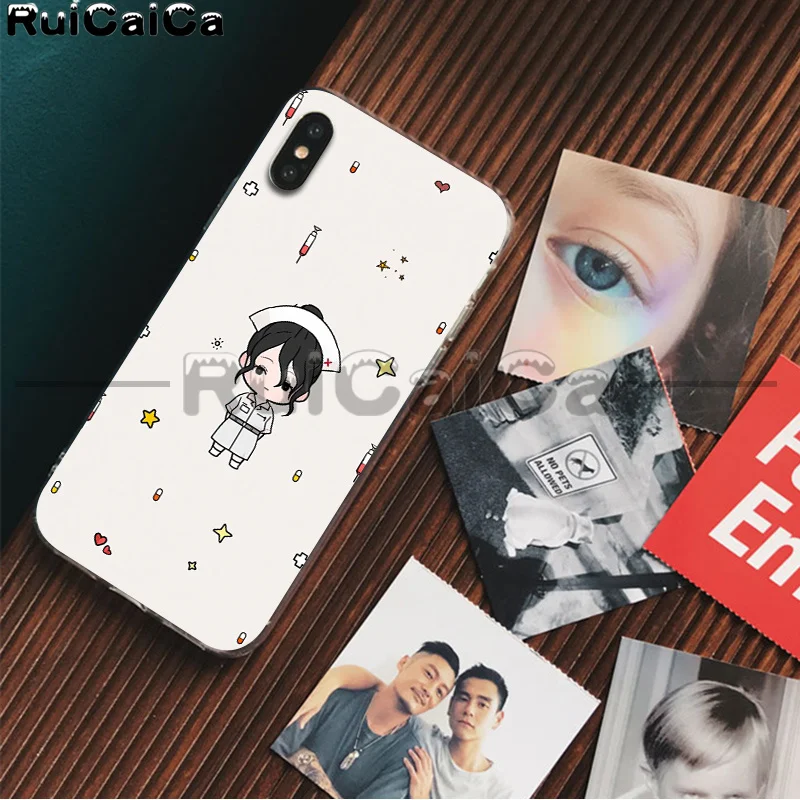 RuiCaiCa медицинский чехол для телефона, чехол для Apple iPhone 8 7 6 6S Plus X XS MAX 5 5S SE XR 11 11pro