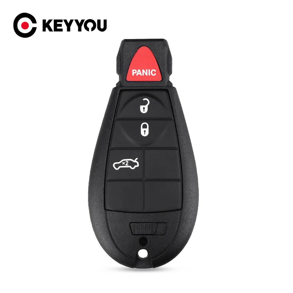 Дистанционный ключ KEYYOU 3 + 1 с 4 кнопками для Dodge Charger Magnum Challenger Chrysler 300 2008 2012|car