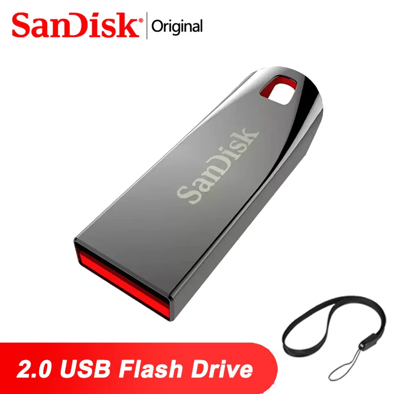 

SanDisk USB Stick Flash Memory USB Pendrive 64GB Usb Flash Drive 32GB mini U Key 16GB Usb Memory For PC Official Verification