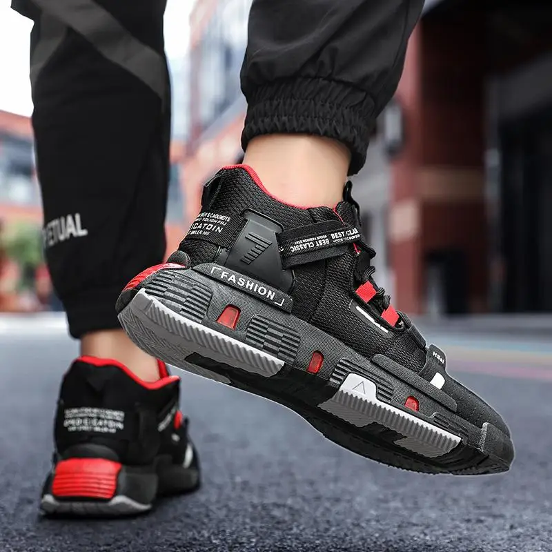 

2021 Hot Sneakers Four Seasons New Men's Shoes Fashion All-match Sports Casual Shoes Breathable Lace Running Shoes