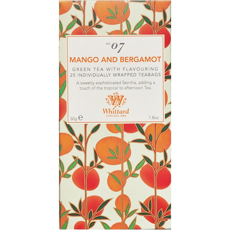 

Mango Bergamot Green drink 50g/Box Free Shipping