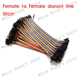 Free Shipping 400pcs dupont cable jumper wire dupont line female to female dupont line 30cm 1P-1P IN STOCK