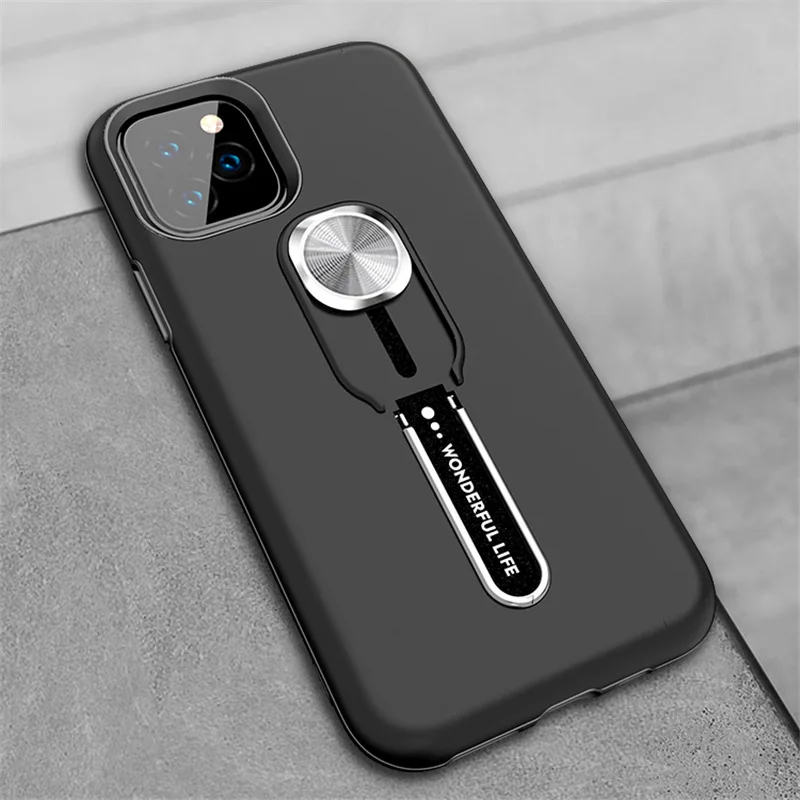 Гибридный чехол-подставка для iPhone 11 Pro Max защитный с откидной крышкой XS XR X 6 7 8 Plus |