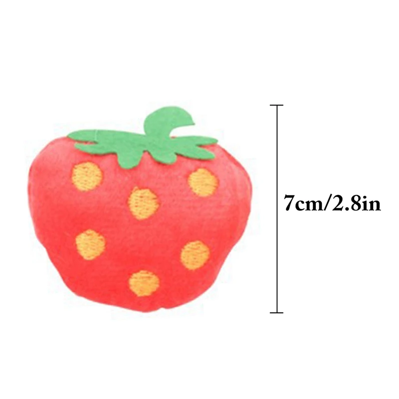 

1PCS Legendog Plush Catnip Toy Interactive Cute Cartoon Fruits Shaped Cat Toy Soft Kitten Chew Toy Training Toys Chewing Toys