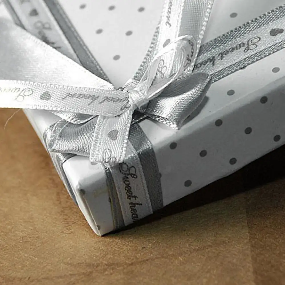 5 шт. бумажные подарочные коробки в горошек кольцо ожерелье серьги браслет