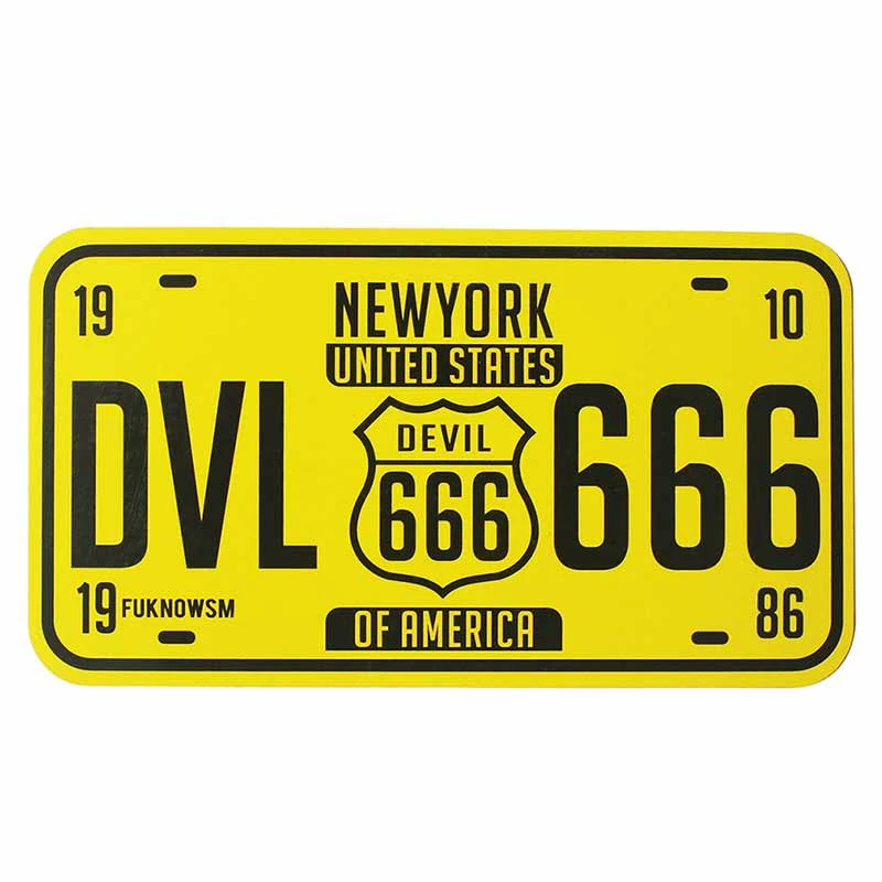 

Dawasaru Devil 666 Auto Bumper Car Sticker Waterproof Cover Scratches Motorcycle Window Stickers PVC 13cm X 7.4cm