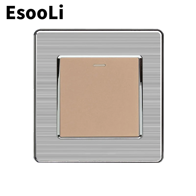 Esooli 1 комплект способ роскошный выключатель света ВКЛ/ВЫКЛ настенный из