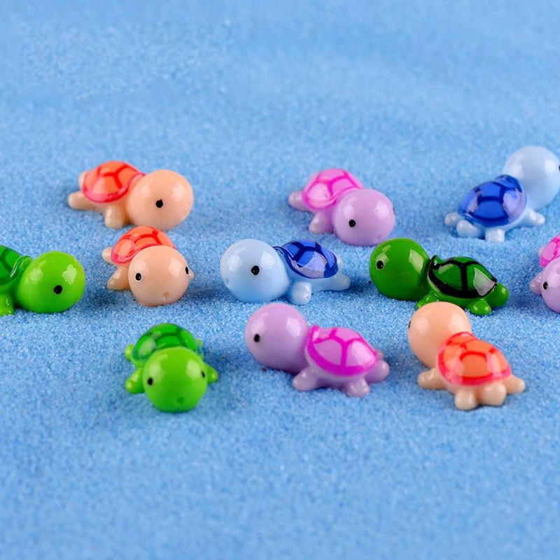 

10 Pcs Bryophyte Micro-landscape Eco-bottle DIY Landscaping of Tortoise Turtle Doll Home Decoration Accessories