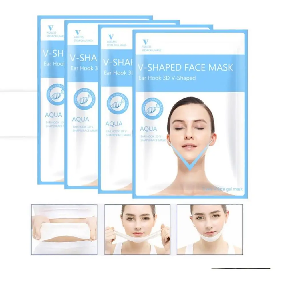 V образная подтягивающая маска для шеи в форме лица уменьшает отечность