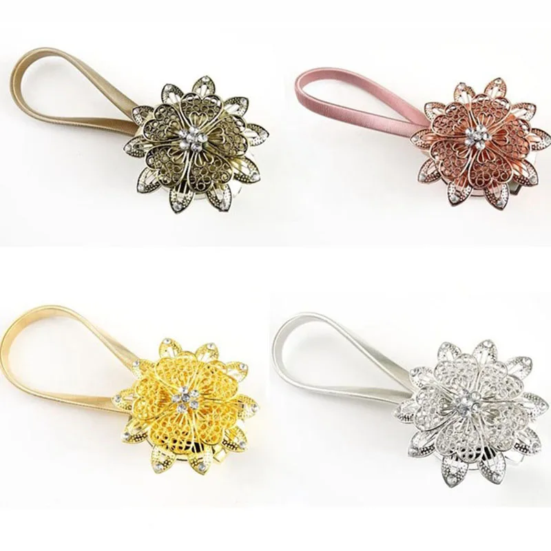 

Magnetic Curtain Buckle Creative European Decorative Window Screening Tieback Strap Magnet Wall Hook Curtains Holder Accessories