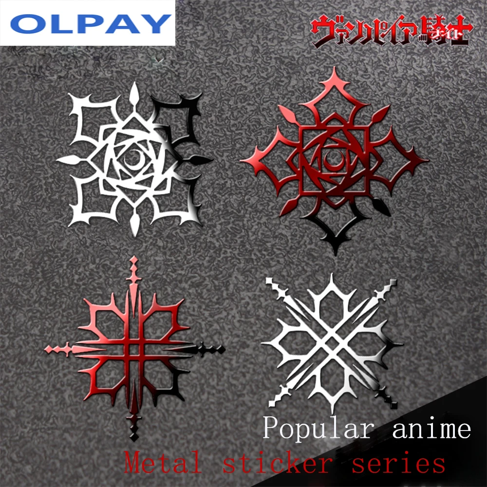 Наклейка на мобильный телефон энергетический Ангел рыцарь вампир металлическая