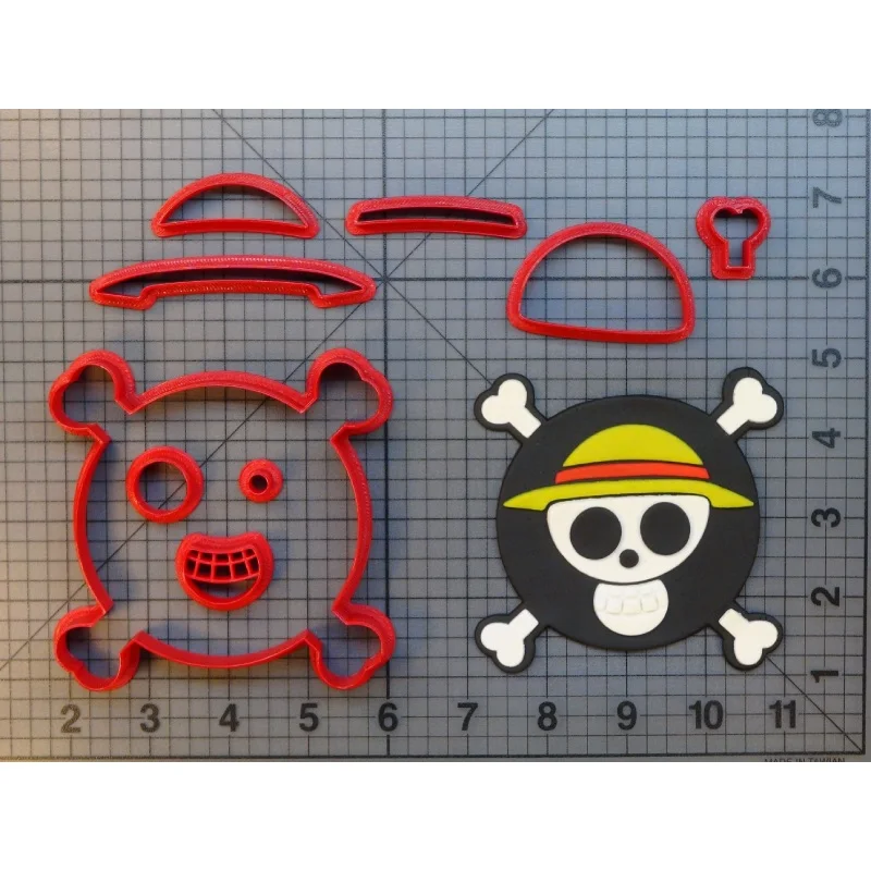 С аниме рисунком Луффи печенья набор из быстрорежущей инструментальной стали