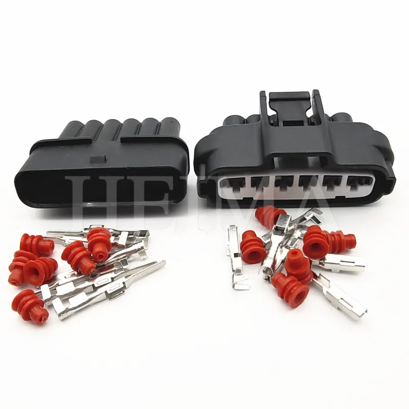 10 комплектов 2 мм 6 штырьков гнездовой штырьковый разъем 7283-1968-30 для автомобиля