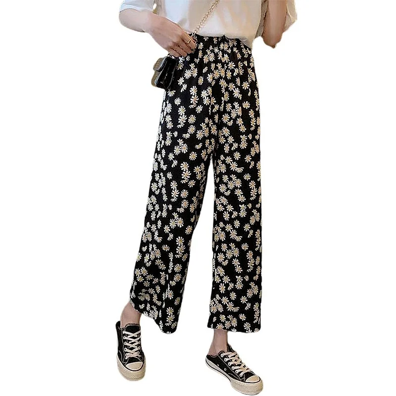 

women tie dye Printed Wide Leg Long Pants Plus Size Female Casual Loose Trousers Fashion Ladies Clothes