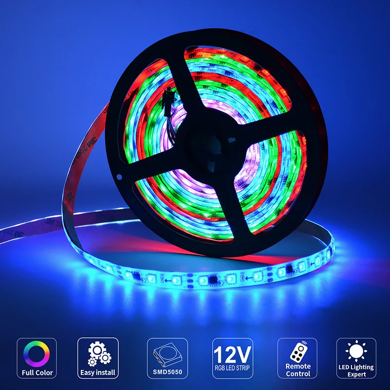 

LED Strip Light luces Led IR RGB 5050 2835 Waterproof Flexible Lamp Tape Ribbon With Diode Tape DC 12V 5M 10M 32.8ft 20M