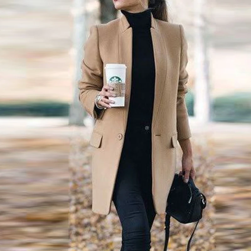 Осенняя и зимняя Новинка высокое качество горячая распродажа длинное женское