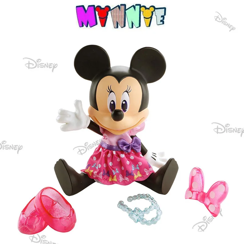 Disney Микки Маус 90 летняя Игрушка Минни кукла большой персонаж девочка одеваются
