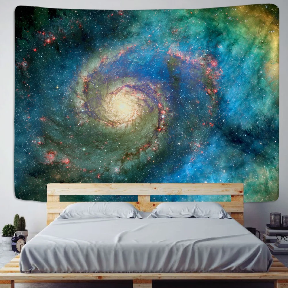 Настенный Гобелен из полиэстера украшение для дома с принтом астронавта Пейсли