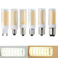 mini dimmable g4 g9 ba15d e11 e12 e14 e17 led lights 102 leds corn bulbs 9w replace 80w halogen lamps 220v 110v for home house