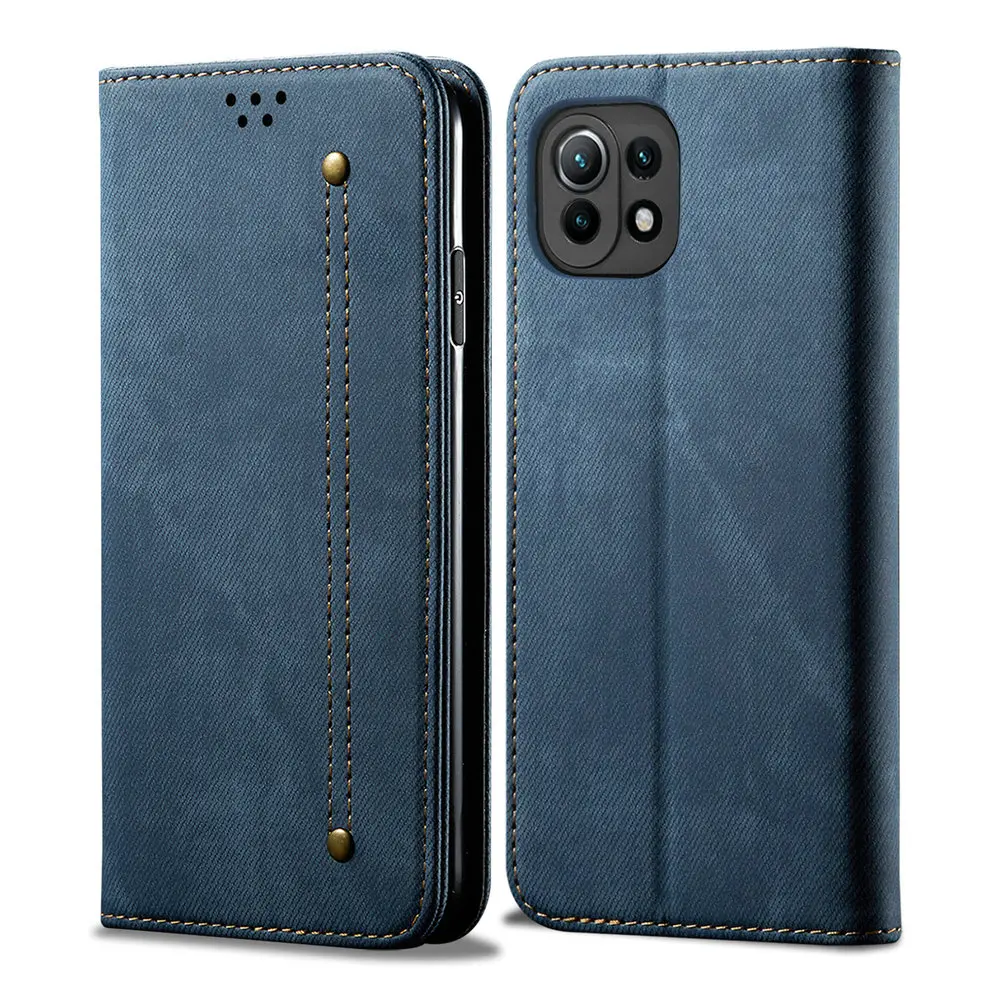 

Чехол-книжка кожаный для Xiaomi Mi 11 Lite, 4G, Mi11 Ultra 11i Pro