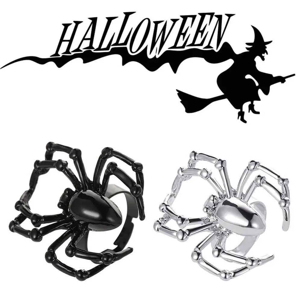 Нео Готическая имитация паука кольцо панк стиль Хэллоуин розыгрыш хитрый