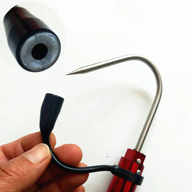 

60cm-120cm Telescopic Fishing Gaff Portable Optional 60cm 90cm 120cm Stainless Steel Aluminum Spear Hook Tack