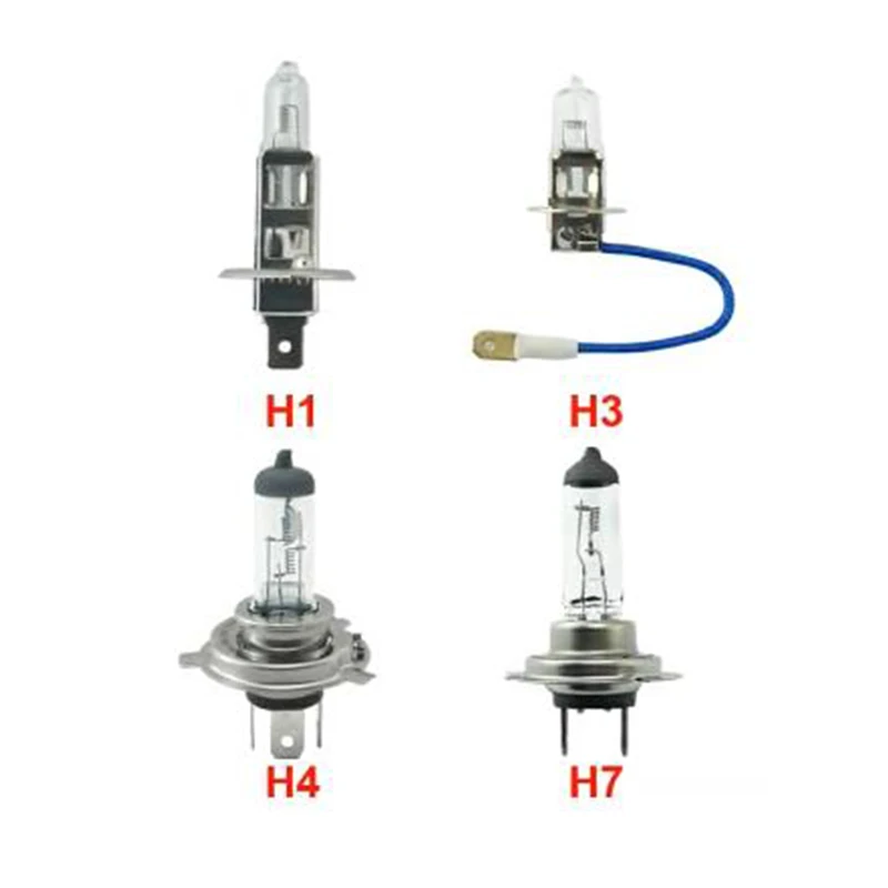 2PCS H4 H7 H1 H3 55W 4300K Halogen Lamp Car Headlight Bulb Warm White 12V H8 Halogen 35W Xenon 9006 HB4 Headlight Bulbs