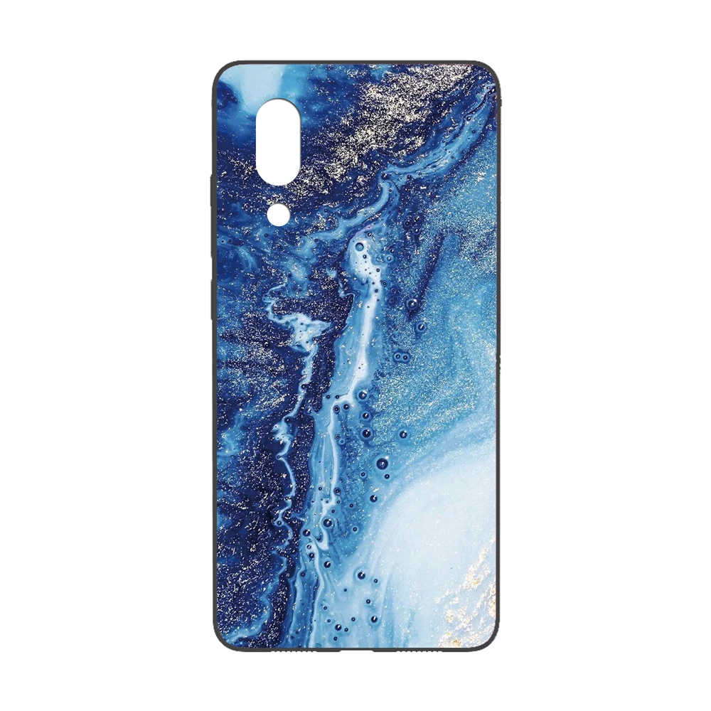 Силиконовый чехол GUCOON для Sharp Aquos S2 C10 5,5 дюймов, Мягкий защитный чехол для телефона из ТПУ, чехол-бампер с изображением розовых цветов