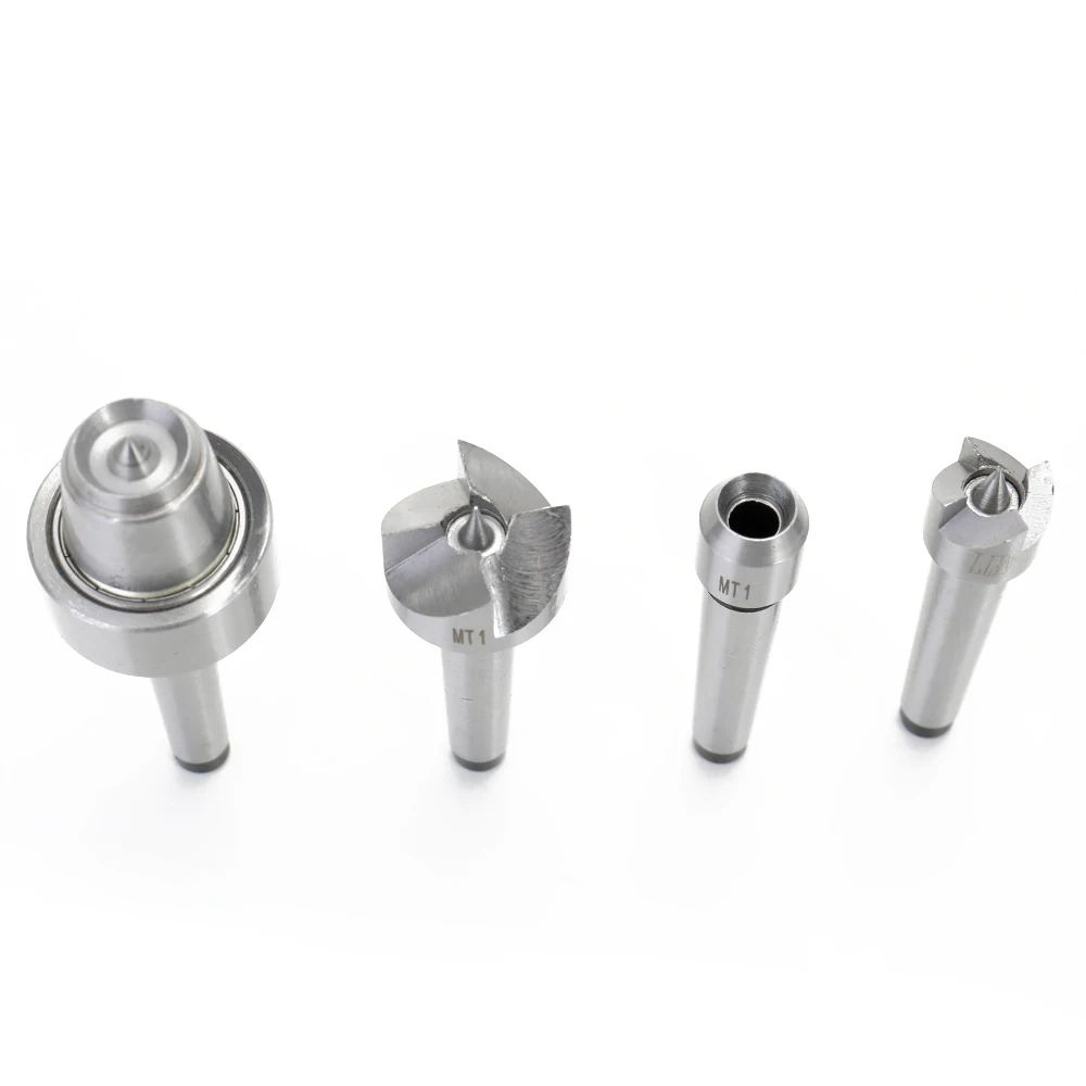 

New 4PCS Woodworking Thimble Sets MT1 For Cutter Wood Metal Turning Tool Multifunctional Steel Sturdy