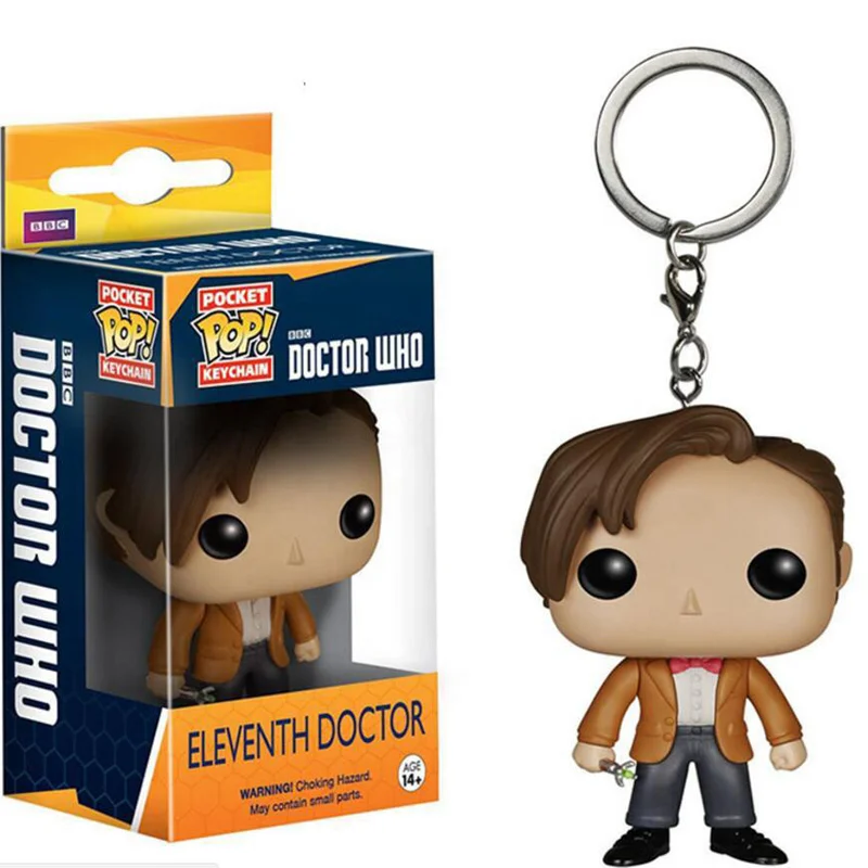 

Disney Keychain Doctor Who Action Figure Eleventh Doctor Collection Toys Funko