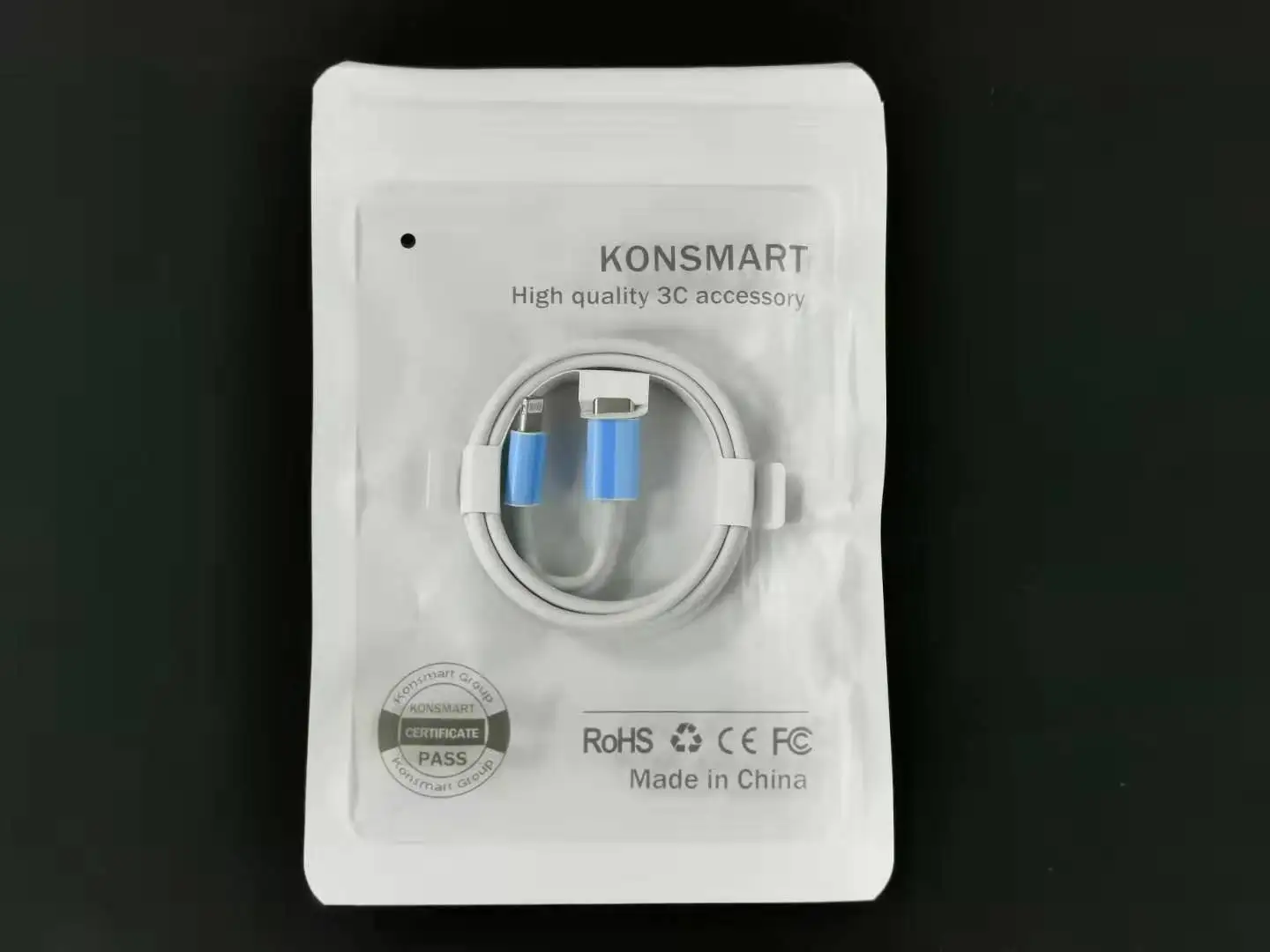 Konsmart 18 Вт PD быстрое зарядное устройство кабель для Apple iPhone 11 8 Plus X XR XS Max iPad Pro 1 м от USB-C до 8 Pin кабель для синхронизации данных