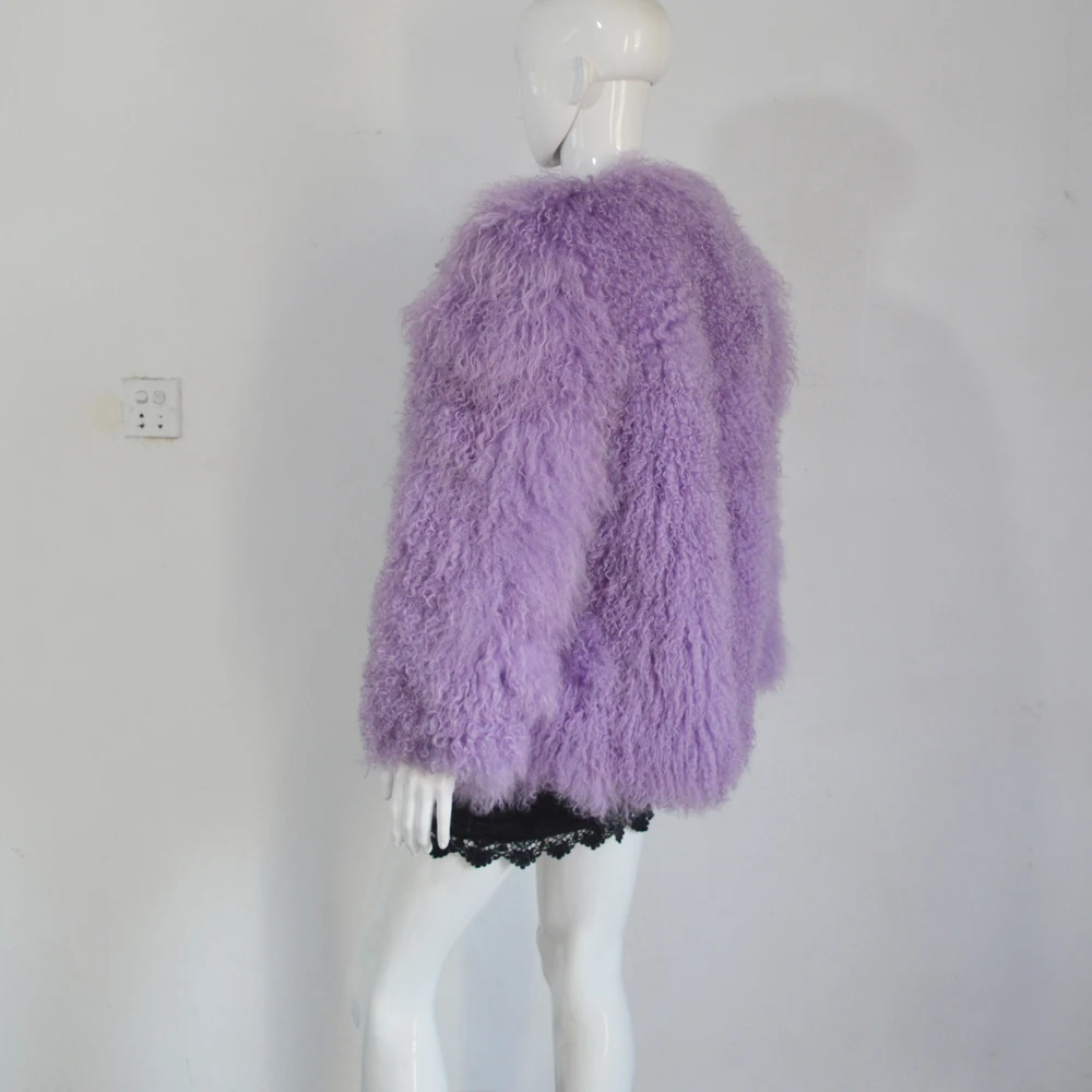 AU188 высокое качество Лидер продаж с завода пальто из монгольской овечьей шерсти