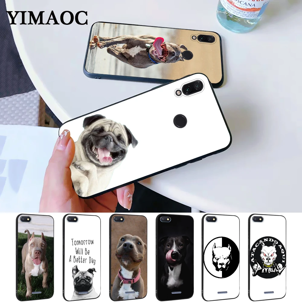 Защитный чехол для телефона собачий силиконовый Redmi 4A 4X5 плюс 5A 6 Pro 6A 7 7A K20 S2 Go |