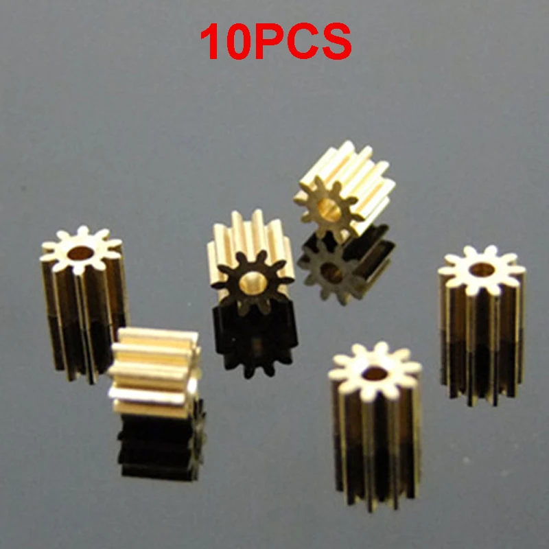 

Цилиндрическая Шестерня из металлической меди 102A, 10 шт., диаметр отверстия модуля 0,5, 2 мм, износостойкий главный вал, зубчатое колесо 10Т