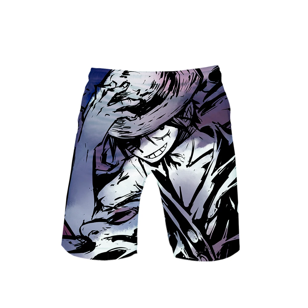 

2020 New Fashion Printed Men's Shorts Summer Quick-drying Comfortable Beachwear Couple Shorts Casual Polyester