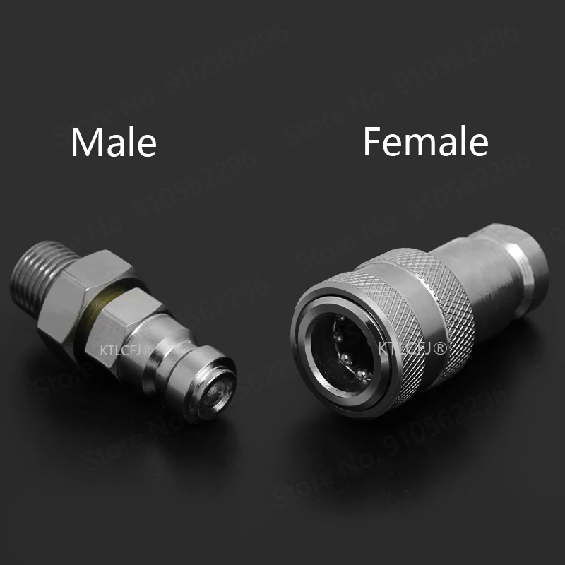 GT-LKJI Hydraulic Quick Couping Jonit Coupler M10/M16*1.5 High Pressure 70MPa Inch  Close Type Plug Socket Connector