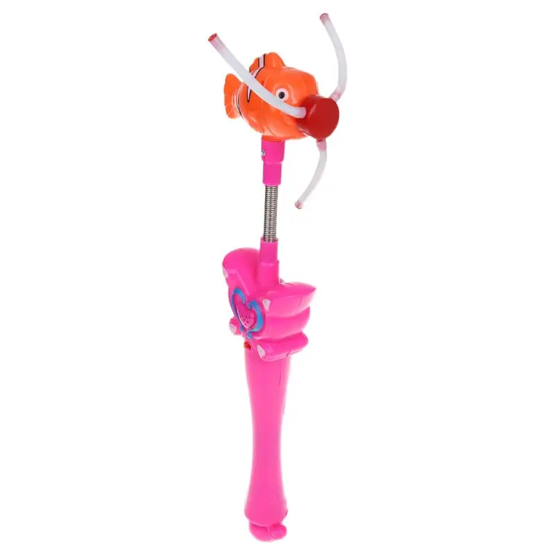 1PC New Flash Light Wind Spinner Glitter Glow Windmill Luminous Music Toys Children Wheel Butterfly Magic Stick Gifts |