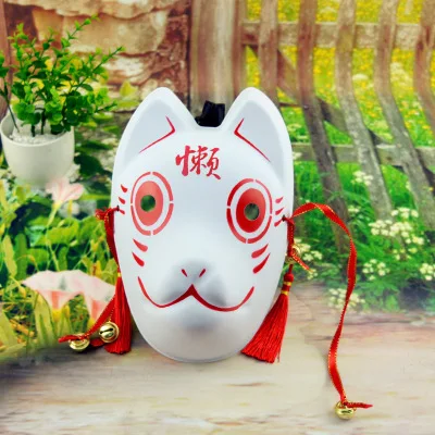 2019 China fox color painting fire forest summer eye cat mask trembling sound PVC high quality printing | Тематическая одежда и