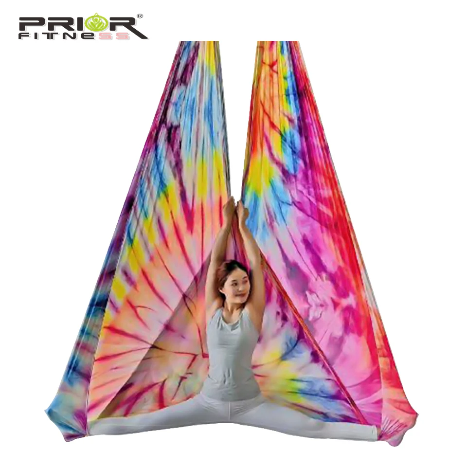 

Дропшиппинг, разноцветные домашние летающие воздушные качели для йоги, комплект гамака из ткани, Антигравитационные пояса для йоги для акробатических качелей