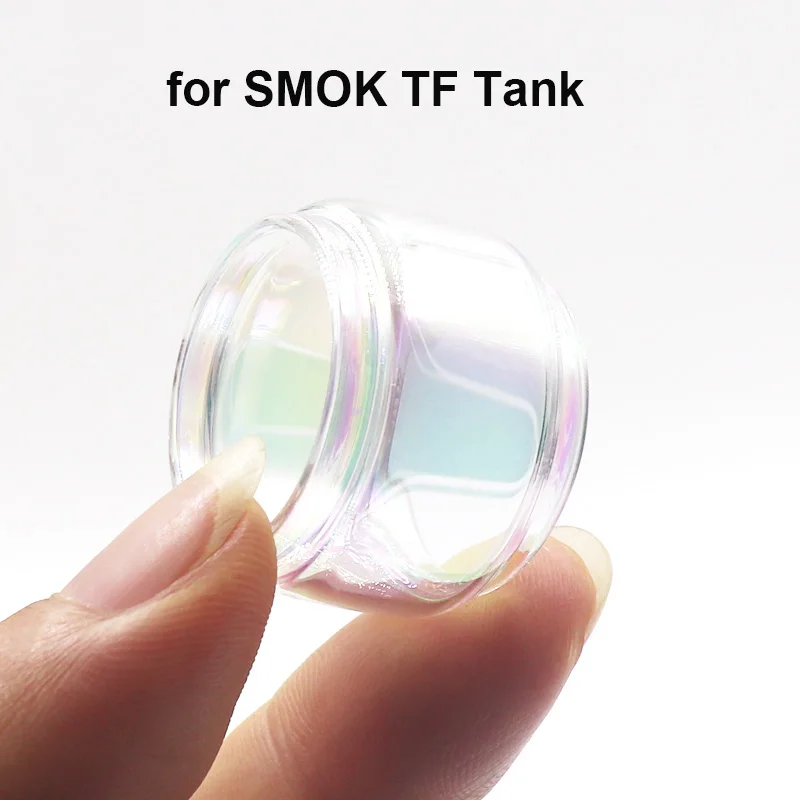 Замена Радужная лампочка стеклянная трубка из пирекса для smok TF танк 6 мл емкости