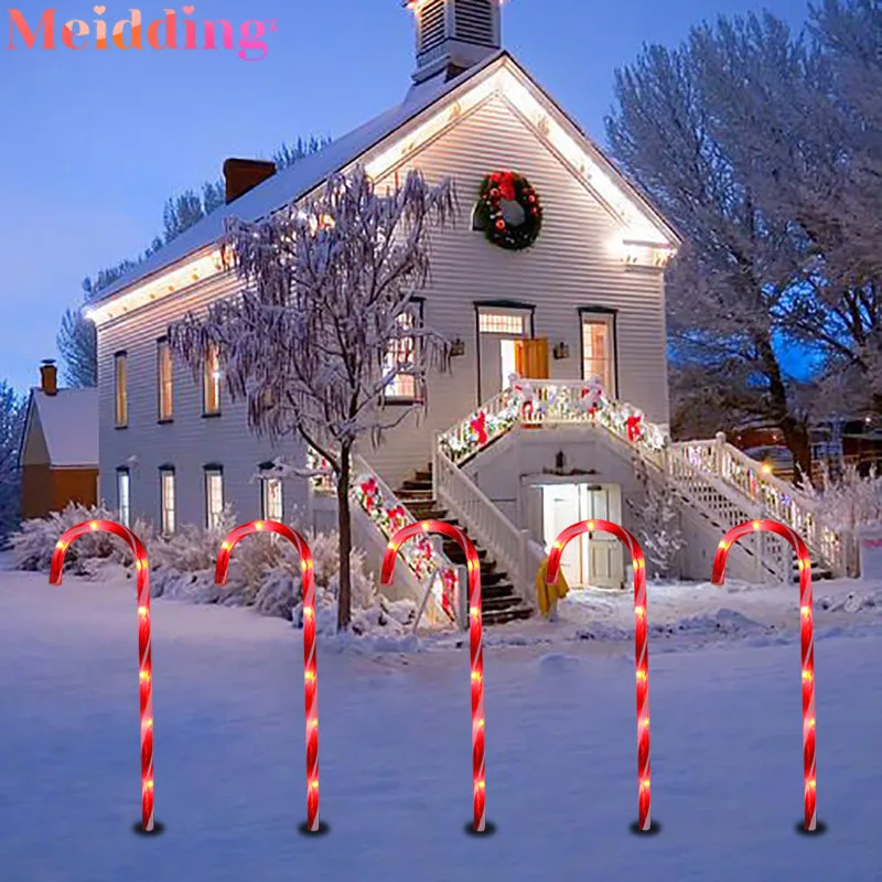 Decorations Xmas Outdoor Light For Walkway Yard Home Holiday Party Decor