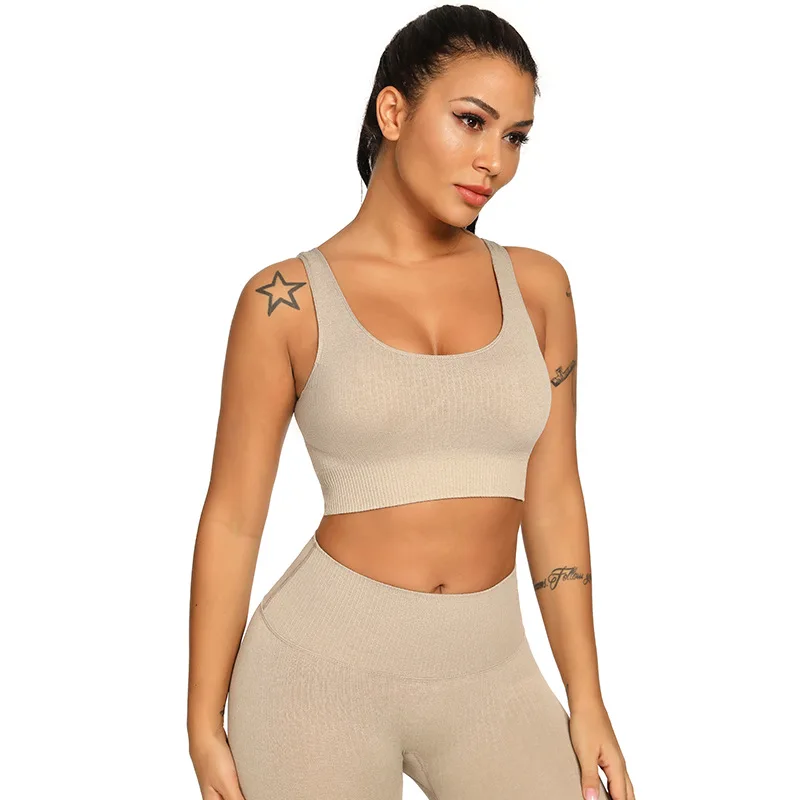 

Seamless Yoga Set Workout Clothes For Women Sports Gym Set Fitness Clothing Long Sleeve Yoga Suit