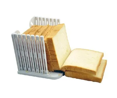 

1PCS Professional DIY Bread Loaf Toast Cutter Slicer Slicing Cutting Guide Mold Maker Kitchen Tool Practical Bread Cutter