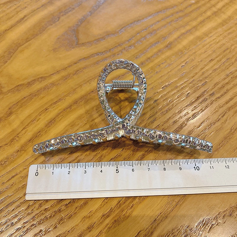 

New Fashion Women Hair Claws Hair Crab Clamp Hairgrip Metal Hair Clip Claw Hairdressing Tool Hair Accessories For Women