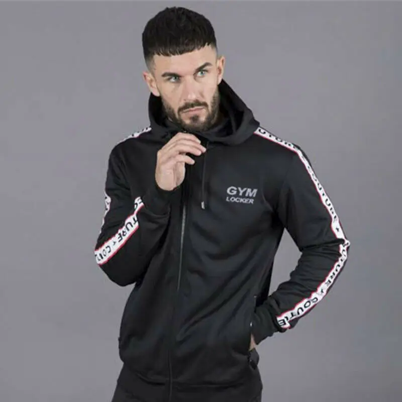 

2019 Fashion Men Winter Warm Sport Hooded Outwear Zip Coat Cardigan Jacket Sweatshirt Hoodie Leisure Tops New