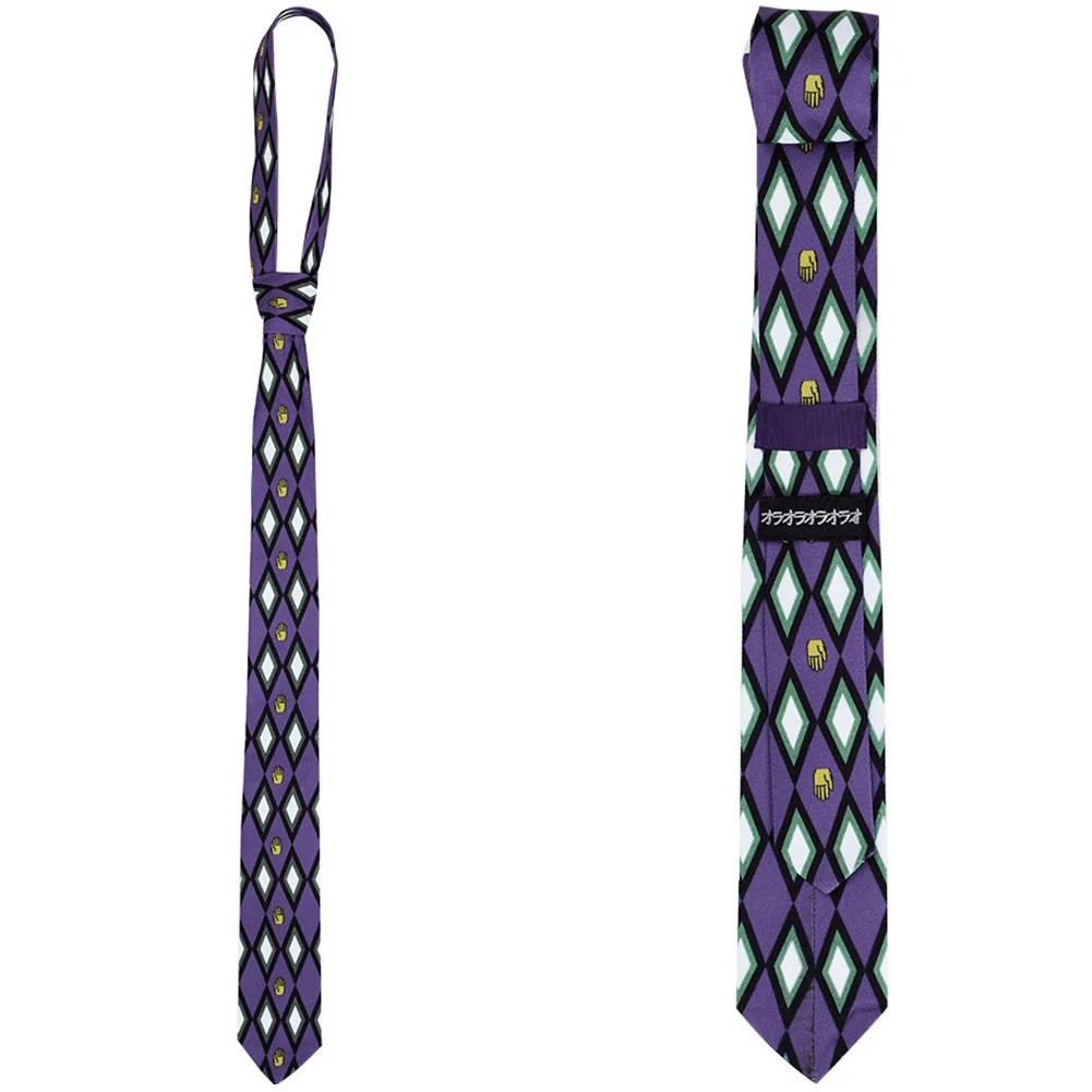 

JoJo's Bizarre Adventure Kujo Jotaro Cosplay Tie Adult Halloween Party Prop