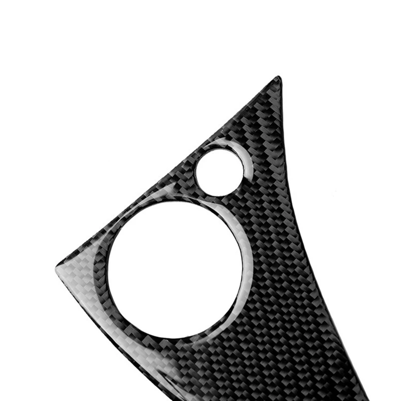 

2Pcs Carbon Fiber Steering Wheel Frame Cover Trim for Mercedes Benz W204 C180 C200 C260 2007-2010