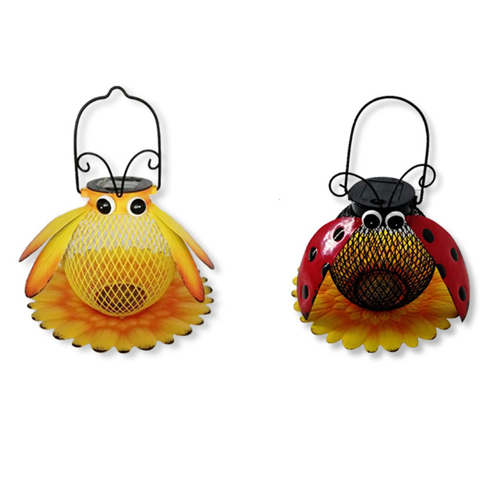 

Кормушка для диких птиц Жук Пчелы-образный светодиодный настенная Подвесная лампа с питанием от солнечной энернии двор искусства на открыт...